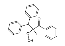 2-hydroperoxy-2-methyl-1,3,3-triphenyl-propan-1-one Structure