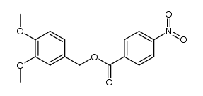 4-nitro-benzoic acid veratryl ester Structure