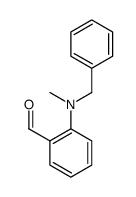 2-(苄基(甲基)氨基)苯甲醛结构式