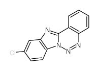 10-chlorobenzimidazolo[1,2-c][1,2,3]benzotriazine结构式