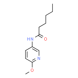 N-(6-METHOXY-3-PYRIDYL)HEXANAMIDE结构式