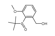2-tert-butylsulfinyl-3-methoxyphenylmethanol结构式