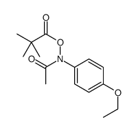 N-(pivaloyloxy)phenacetin Structure