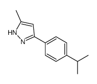 5-甲基-3-对-异丙基苯基吡唑结构式