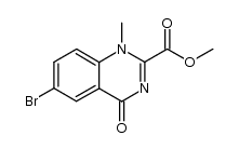 methyl 6-bromo-1-methyl-4-oxo-1,4-dihydroquinazoline-2-carboxylate Structure