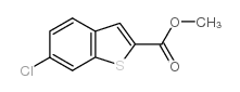 6-氯苯并[b]噻吩-2-甲酸甲酯结构式