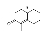 (-)-(4aR)-1,4a-dimethyl-4,4a,5,6,7,8-hexahydronaphthalen-2(3H)-one Structure