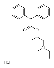 2-(2,2-diphenylacetyl)oxybutyl-diethylazanium,chloride结构式