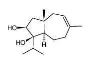 (1alpha,2alpha,3aalpha,8abeta)-(-)-1,2,3,3a,4,7,8,8a-Octahydro-3a,6-dimethyl-1-(1-methylethyl)- 1,2-azulenediol Structure