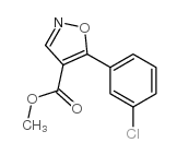 Methyl 5-(3-chlorophenyl)isoxazole-4-carboxylate picture