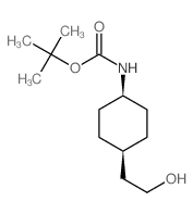 cis-1-(Boc-amino)-4-(2-hydroxyethyl)cyclohexane结构式