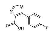 5-(4-fluorophenyl)-1,3-oxazole-4-carboxylic acid Structure