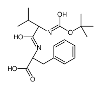(2S)-2-[[(2S)-3-methyl-2-[(2-methylpropan-2-yl)oxycarbonylamino]butanoyl]amino]-3-phenylpropanoic acid结构式