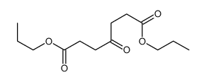 dipropyl 4-oxoheptanedioate Structure