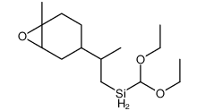 diethoxymethyl-[2-(6-methyl-7-oxabicyclo[4.1.0]heptan-3-yl)propyl]silane Structure