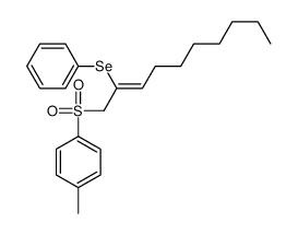 1-methyl-4-(2-phenylselanyldec-2-enylsulfonyl)benzene Structure