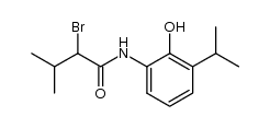2-(2-bromo-3-methylbutyryl)amino-6-isopropylphenol Structure