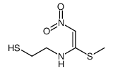 2-[(1-methylsulfanyl-2-nitroethenyl)amino]ethanethiol Structure