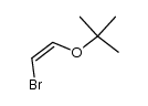 (Z)-(2-bromovinyl) tert-butyl ether结构式