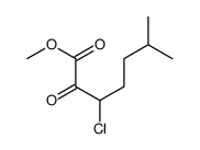 methyl 3-chloro-6-methyl-2-oxoheptanoate Structure
