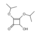 4-hydroxy-2,3-di(propan-2-yloxy)cyclobut-2-en-1-one结构式