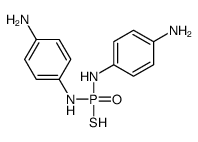 4-N-[(4-aminoanilino)-hydroxyphosphinothioyl]benzene-1,4-diamine Structure