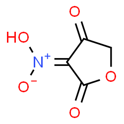 2,4(3H,5H)-Furandione,3-aci-nitro- structure