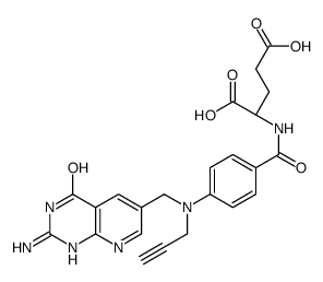 10-propargyl-5-deazafolic acid结构式