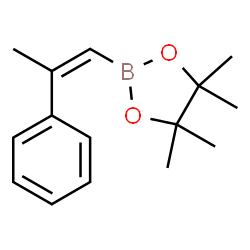 4,4,5,5-tetramethyl-2-(2-phenylprop-1-en-1-yl)-1,3,2-dioxaborolane Structure