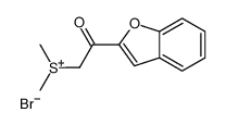 [2-(1-benzofuran-2-yl)-2-oxoethyl]-dimethylsulfanium,bromide Structure