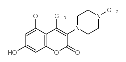 5,7-dihydroxy-4-methyl-3-(4-methylpiperazin-1-yl)-2H-chromen-2-one图片