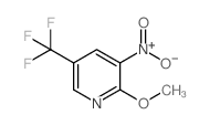 2-Methoxy-3-nitro-5-(trifluoromethyl)pyridine结构式