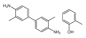 4-(4-amino-3-methylphenyl)-2-methylaniline,2-methylphenol结构式