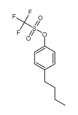 4-n-butylphenyl triflate结构式