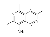 3,5,7-trimethylpyrido[3,4-e][1,2,4]triazin-8-amine结构式