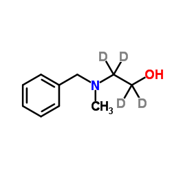 2-[Benzyl(methyl)amino](2H4)ethanol Structure