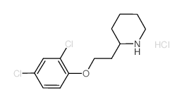 2-[2-(2,4-Dichlorophenoxy)ethyl]piperidine hydrochloride结构式