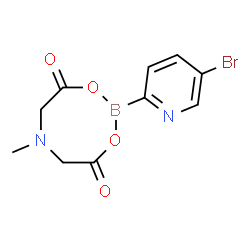 5-Bromopyridine-2-boronic acid MIDA ester structure