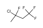 3-chloro-1,1,1,3-tetrafluorobutane结构式