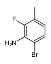 2-bromo-6-fluoro-5-methylaniline Structure
