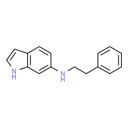 N-phenethyl-1H-indol-6-amine结构式