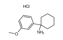 1-(3-methoxyphenyl)-cyclohexylamine hydrochloride Structure