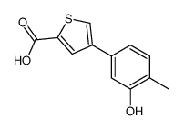 4-(3-hydroxy-4-methylphenyl)thiophene-2-carboxylic acid Structure