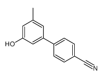 4-(3-hydroxy-5-methylphenyl)benzonitrile Structure