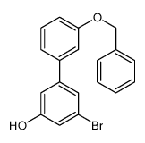 3-bromo-5-(3-phenylmethoxyphenyl)phenol Structure