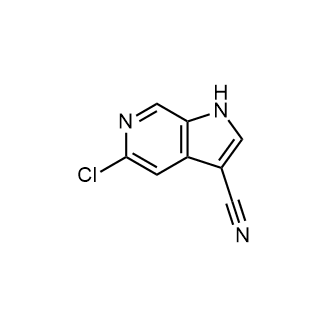 5-Chloro-1H-pyrrolo[2,3-c]pyridine-3-carbonitrile Structure