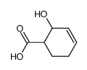 2-hydroxy-3-cyclohexenyl-1-carboxylic acid结构式