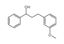 3-(3-methoxyphenyl)-1-phenylpropan-1-ol Structure