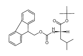 Fmoc-Leu-O-t-Bu Structure