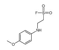 2-(4-methoxyanilino)ethanesulfonyl fluoride Structure